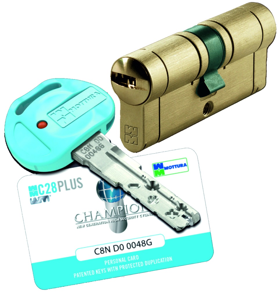 Bombillo P8 "C" 92 mm. (31x61) 5 llaves latonado