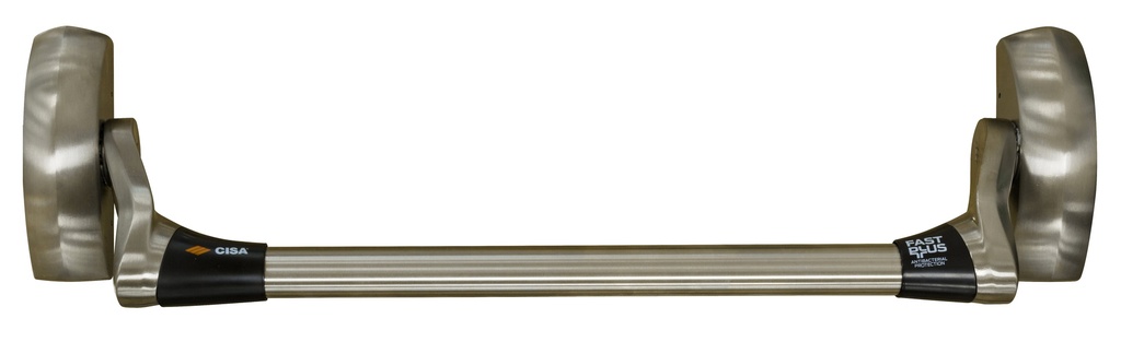 Cerradura antipanico embutir FAST PUSH 1 punto cofres PVD inox. sin barra