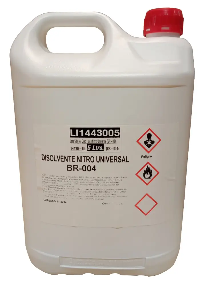 Lata 5 litros disolvente nitro/universal (BR-004)