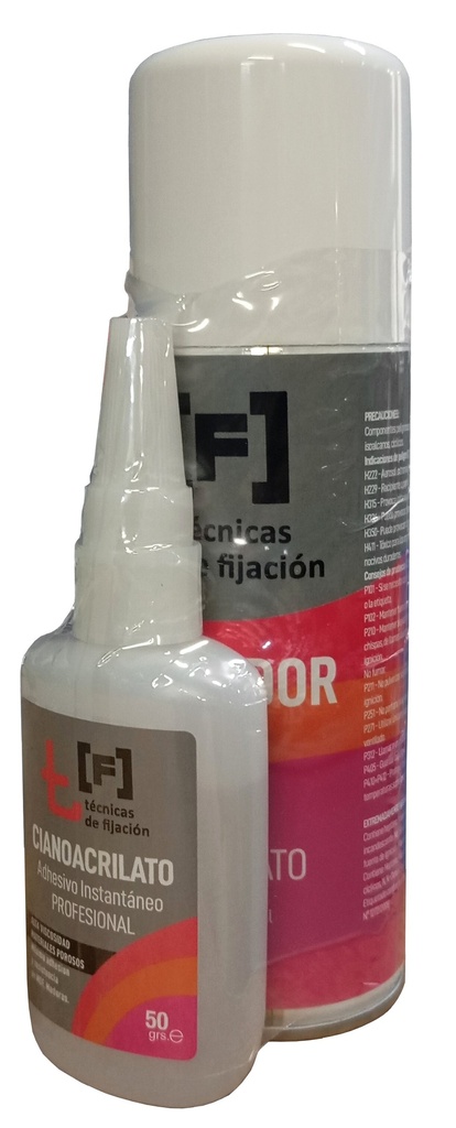 Adhesivo 50 ml.cianocrilato+activador 200 ml.