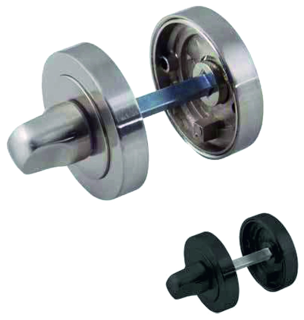 Muletilla completa(4075) roseta Ø 50 niq.satinado