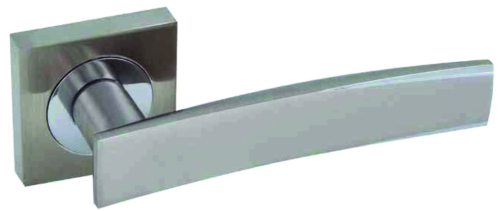 Jgo. manivelas SAPRI placa 52x52 mm. niq.sat/niq.brillo