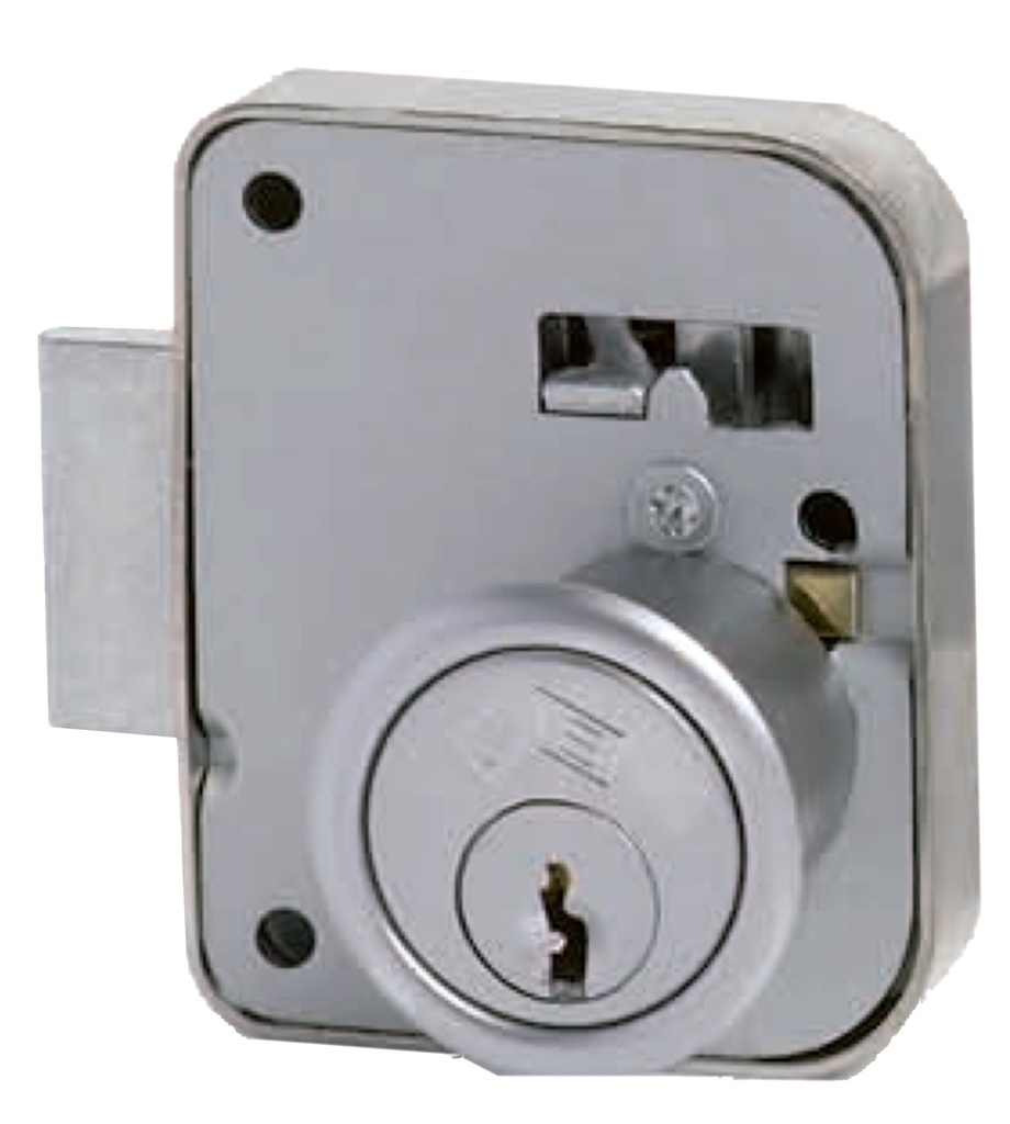 Cerradura C.A.G. 30 mm. largo 25 sobreponer cromo