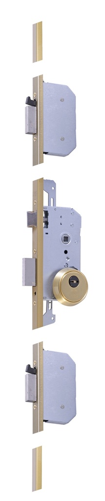 Cerradura embutir TLPN3 bombillo T60 70 esmaltada cerradero largo
