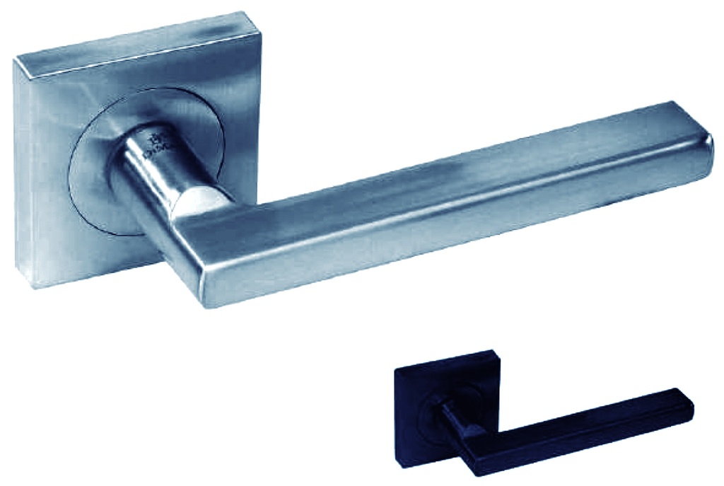 Jgo. manivelas (4032) ELEGANT placa 50x50 cuadrada negro