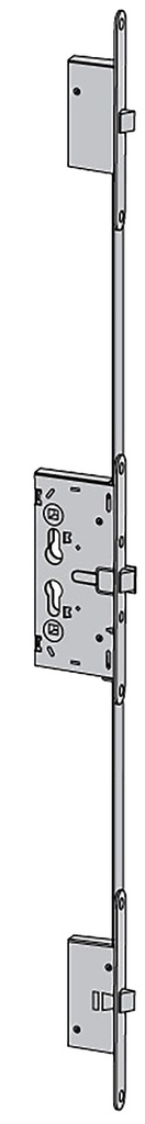 Cerradura 3 puntos embutir solo picaportes antipanico-cortafuego