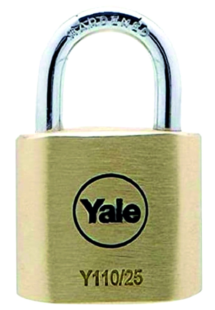 Candado YALE arco normal latón 20 mm.