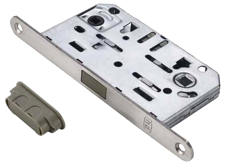 Picaporte magnetico aguja 50 c.c.96 mm. inox.