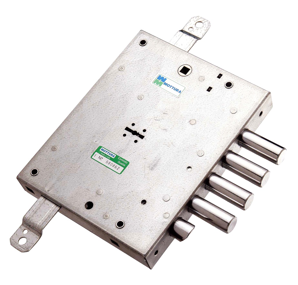 Cerradura golpe llave bulones 28 mm. cincado sin varilla reversible