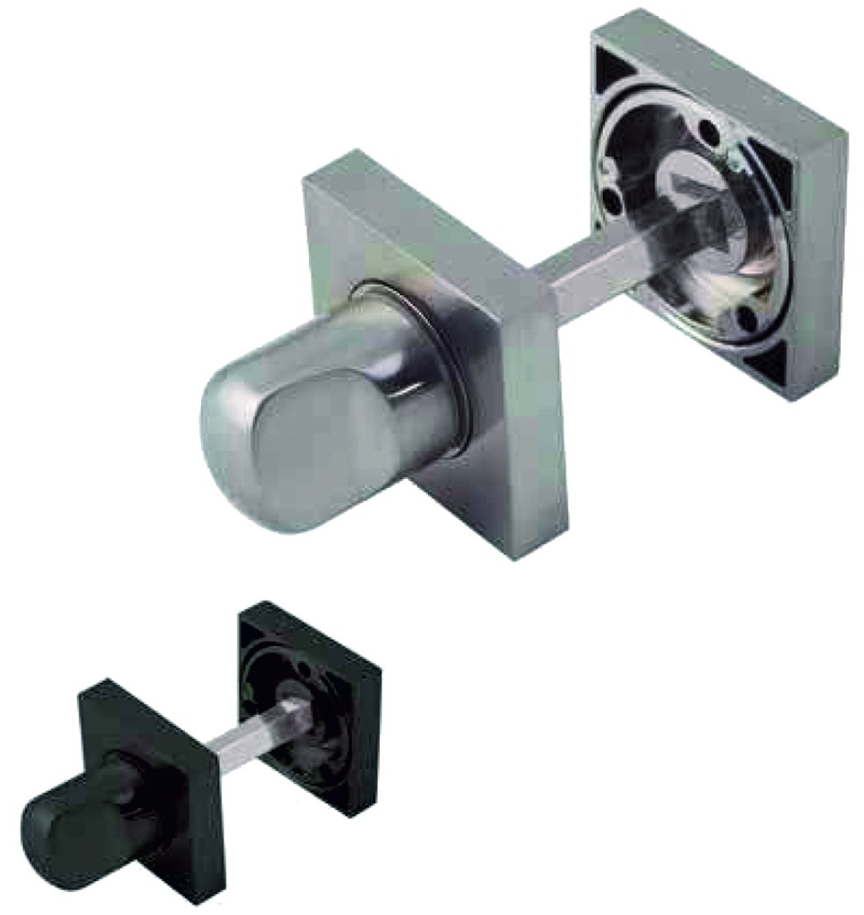 Muletilla completa placas cuadradas negro