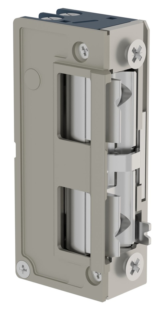 Cerradero eléctrico universal función A deslizante con desbloqueo (10-24V AC/DC) P2/T1