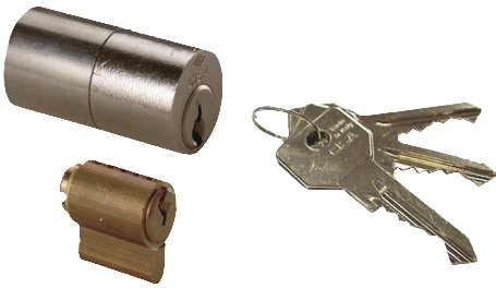 [BOG1500012] Pareja bombillo+tubo rdo. largo 55 mm. C2000 níquel  para cerradura 1A631-1A721-A731