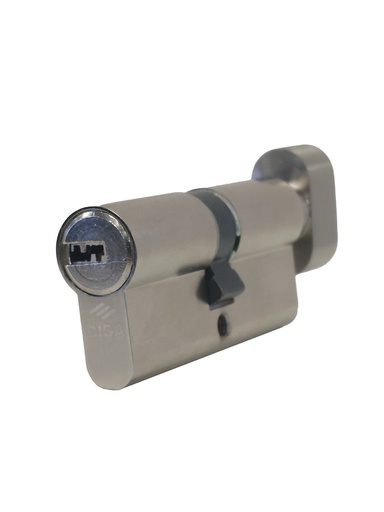 [BS3020712] Bombillo ASIX 60 mm. (30x30P) pomo  leva 15 níquel