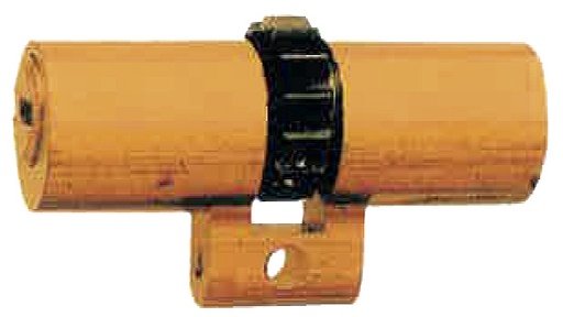 [BSKABA875F28] Bombillo Ø 22 mm.S.T.S. 75 mm.fij.frontal cromo mate
