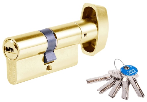 [BST65B4545L] Bombillo T60 90 mm.(45Px45) leva 15 mm. pomo latón