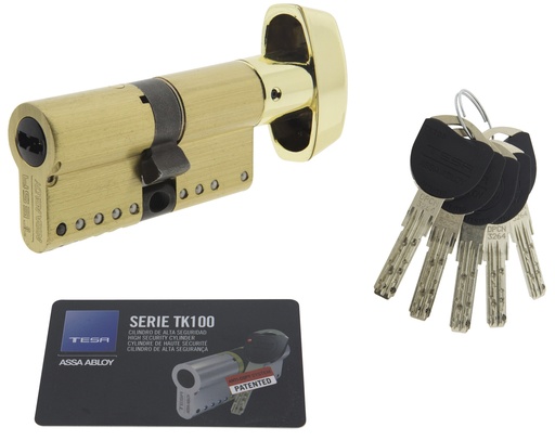 [BSTKCB3030L] Bombillo TK100 60 mm. (30Px30) pomo leva 15 latón