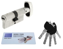 [BSTX8B5040N] Bombillo TX80 90 mm. (50Px40) pomo níquel