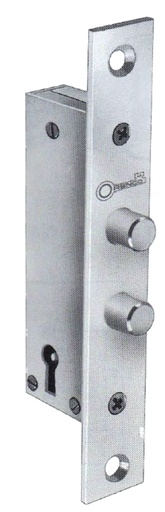 [CE102225] CERRADURA P.METAL 25 LLAVE SOLA 2 BULONES