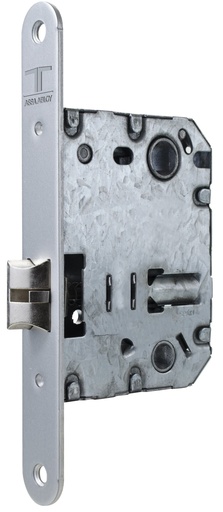 [CE134US5RHN] Cerradura embutir 99,60x74,50 aguja 50 mm. golpe solo silencioso-cuadradillo-condena c.c.70 mm.fte.20x165 redondo niquelado