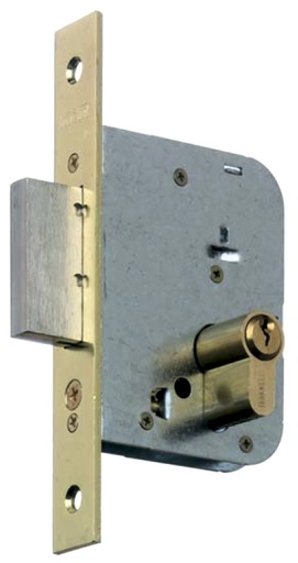 [CE1612150] CERRADURA EMBUTIR LLAVE SOLA FTE.NIQUEL 50 MM.