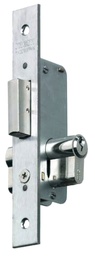 [CE164921] Cerradura embutir aguja 21 mm.solo palanca deslizante/llave fte.inox.