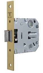 [CE2004U50AE] Cerradura embutir 70,60x74,50 mm. aguja 50 mm. golpe solo cuadradillo/condena c.c. 47 mm. fte.recto esmaltada