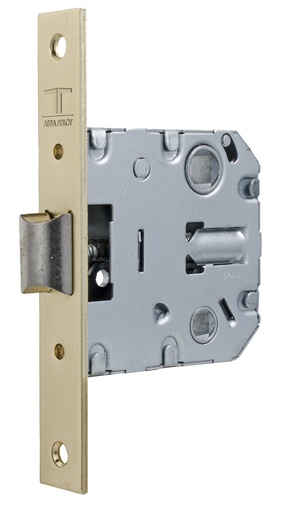 [CE2004U50HL] Cerradura embutir 70,60x74,50 mm. aguja 50 mm. golpe solo cuadradillo/condena c.c. 47 mm. fte.recto latonada