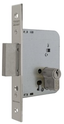 [CE203160HN] Cerradura embutir 96x89x14 aguja 60 mm. pestillo solo-llave fte.recto niquelado