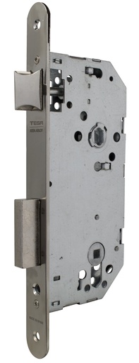 [CE20346RAI] Cerradura embutir 175x89x14 aguja 60 mm.  golpe-condena c.c.85 mm. fte.redondo inox.