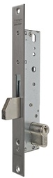 [CE2211303AI] Cerradura embutir 174x43 mm. aguja 30 mm. palanca basculante acc.llave fte. recto  a.inox.