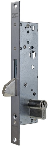 [CE2211BE353AI] Cerradura embutir 174x48 mm.ancho 15 mm. aguja 35 mm. palanca basculante antipalanqueta acc.llave fte. recto  a.inox.