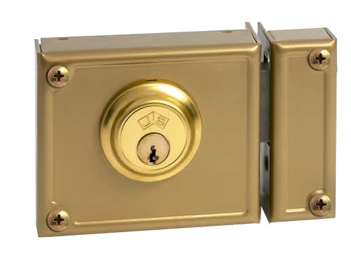 [CE2410D] CERRADURA SOBREP. LLAVE SOLA 100 DCHA.