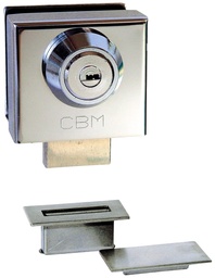 [CS02PCM] CERRAD.SUELO P.CRISTAL CM LL.PUNTOS INOX