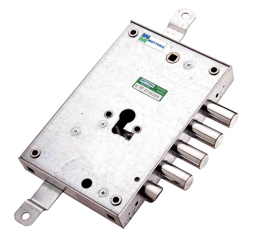 [CS898571RQI] CERR.EMB.CUAD.-LLAVE 3 BUL.+GOLPE C.C.37 S/BOMBILLO IZ