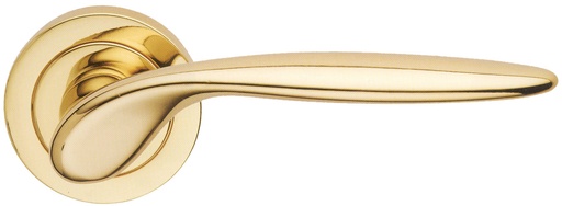 [MA12705RL01] Jgo. manivelas PEGASO placa Ø 50 todo metálica oro