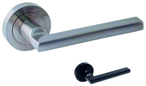 [MA200R84] Jgo. manivelas ELEGANT (4221) placa redonda negra