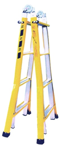 [MEBABY] Escalera BABY2000 4+3 aluminio base hierro