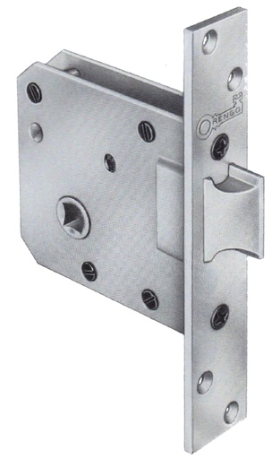 [PI1036020] Picaporte 70x84 mm. aguja 60 mm. frente 138x25 mm.golpe solo acc. cuadradillo dorado 