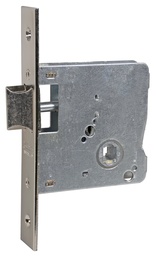 [PI201540HN] Picaporte 75x67 aguja 40 mm. cuadradillo fte. recto solo niquelado