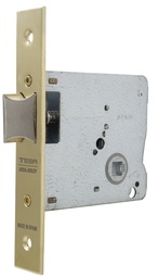 [PI201560HL] Picaporte 75x87 aguja 60 mm. cuadradillo solo fte.recto latonado