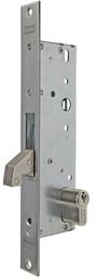[CE2241353AI] Cerradura embutir 174x48 mm. aguja 35 mm. gancho basculante acc.llave fte.recto  a.inox.