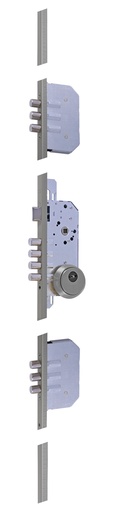 [CSTLB3666CAI] Cerradura embutir bulones 3p.T60 60 aguja 60 c/c. a.inox