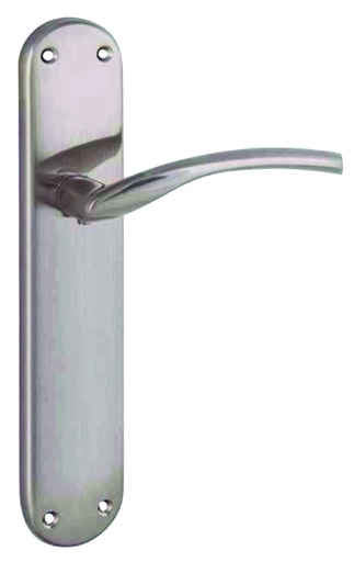 [MA4011] Jgo. manivelas LLUNA placa 250X48 mm. niquel satinado