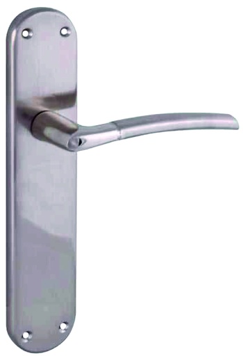 [MA4087] Jgo. manivelas INDALO placa 250x48 mm. niq.sat/niq.brillo