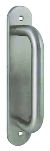 [MN5045] Manillon placa larga oval inox