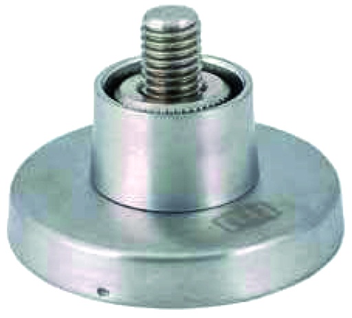 [CK12004] Soporte tubo pared cabina inox