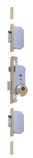 [CSTLPN367LE] Cerradura embutir TLPN3 bombillo T60 70 esmaltada cerradero largo
