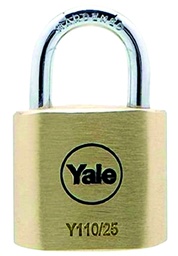 [CN110N20] Candado YALE arco normal latón 20 mm.