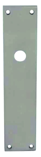 [PC4184] Placa para manilla cuadrada 250x45 mm. níquel satinado