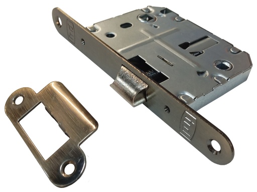 [PI710R42] Picaporte unificado (10038) aguja 50 mm. c.c. 70 mm. descentrado canto redondo bronce 